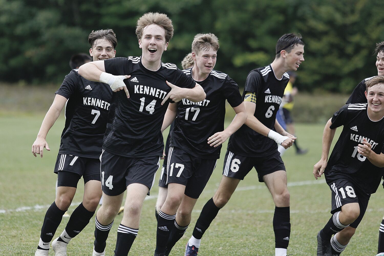 Eagles thrash Blue Knights 11-0